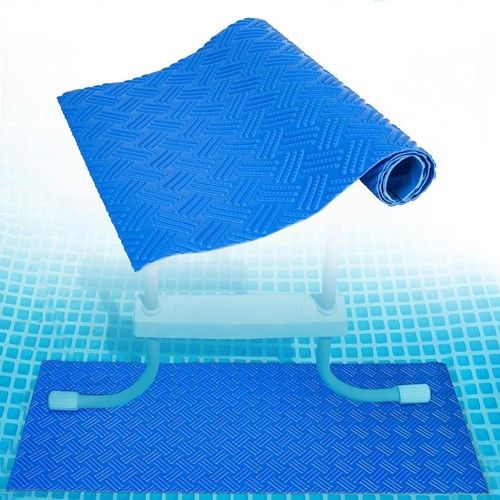 Above ground pool ladder - above, mat