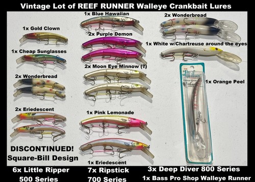 Vtg reef runner series lure - reef,