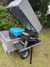 Camping Utility Trailer with Gas BBQ And Gas Fridge - Hook Up N Go