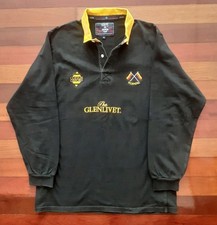 Richmond Rugby Shirt 1990s Cotton Oxford Jersey Glenlivet England Medium