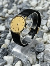 Vintage Omega Gold Plated Mens Quartz Dress Watch, 111.0107 - Running