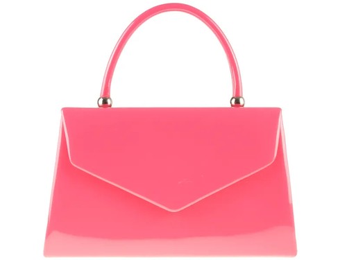 New women patent clutch - new,
