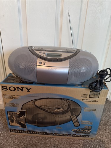Sony cfd s350 stereo - am/fm,
