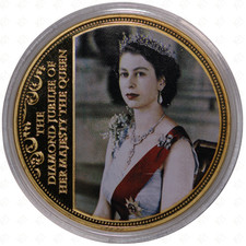 2012 Great Britain Elizabeth II Diamond Jubilee Medal – Capsuled