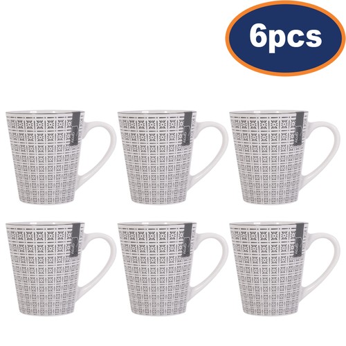 6pcs stoneware coffee tea mug - 6pcs,