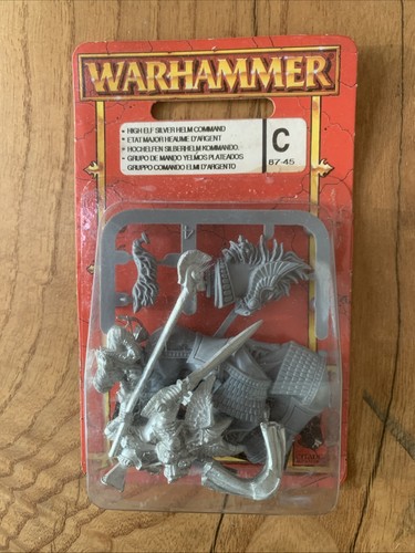 Warhammer high elf silver helm - high,