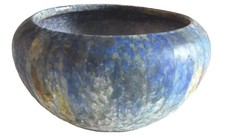 BRETBY ART POTTERY BOWL . 9cm TALL, 16cm WIDE. NERTON RANGE