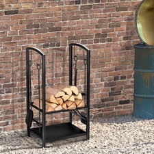 Indoor Outdoor Firewood Rack