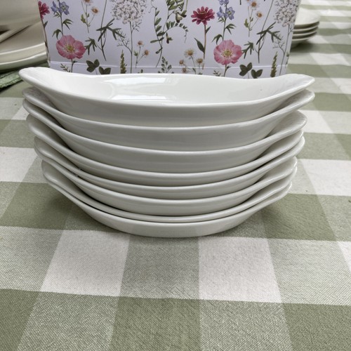 White ceramic serving - white,