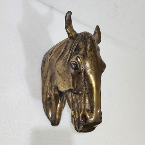 Metal wall mount horse head - head, 10