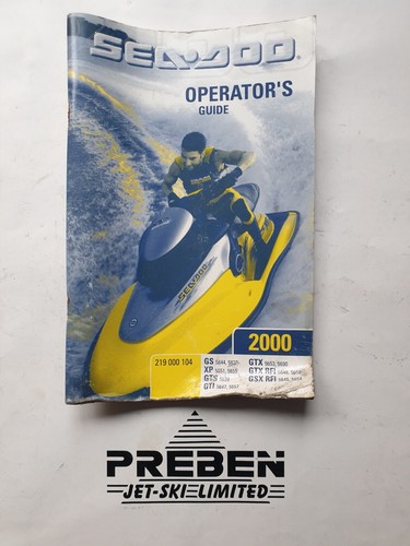 Sea doo operators guide - sea,