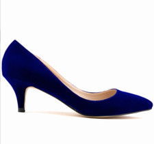 Womens Mid Kitten Heel Ladies