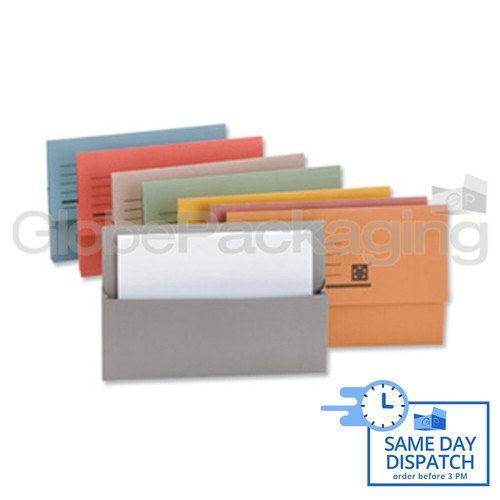 Foolscap document wallets - 12,