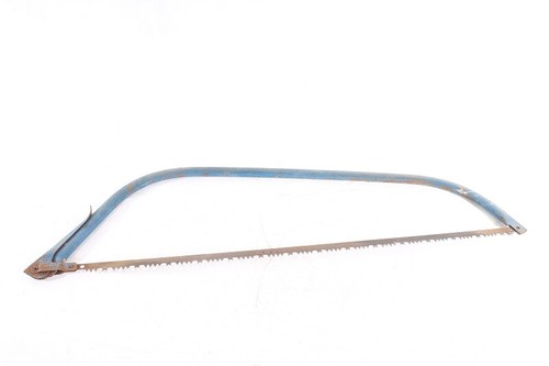 Old metal saw decoration - metal,