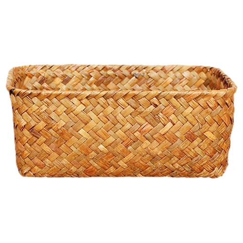 Handwoven seagrass storage - handwoven,