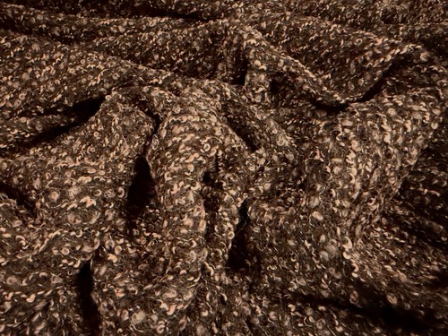 Metallic wool bouclé knit - wool,