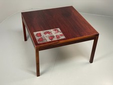 Vintage Square Coffee Table - Tile topped 1960s Danish Mid Century EB10872 MWOO