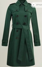 Hobbs Saskia Trench Coat Green