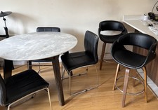 Dining table and chairs