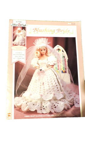 Crochet pattern for bride doll