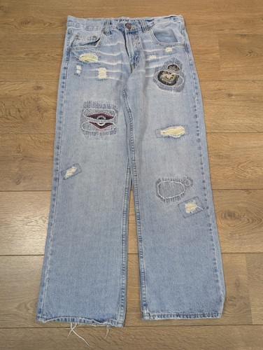 Vintage petroleum denim - denim, jeans