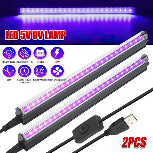 Black light led strip - 2x,