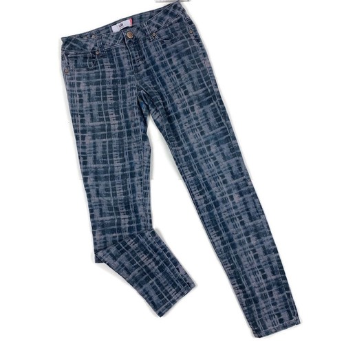 Cabi plaid jeans 3047 skinny - plaid,