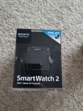 For Parts Or Repair- Sony Smartwatch 2 SW2 Android Smartwatch Black