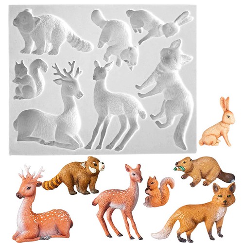 Rabbit fox deer squirrel - rabbit,