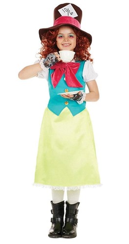 Little miss hatter fancy dress - little,