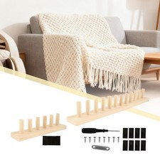 Wooden knitting frame for