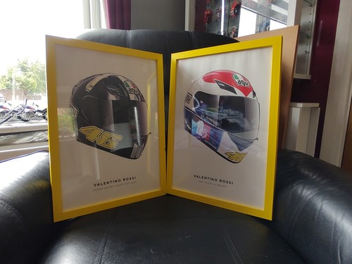 Valentino rossi helmet canvas - rossi,