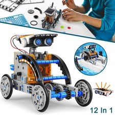 12-in-1 STEM Solar Robot Creation Kit DIY Educational Toy for Kids & Teen Age 8+