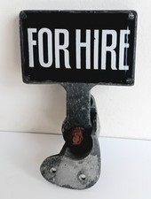 Vintage Taxi For Hire Sign