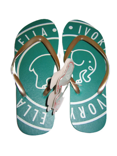 Ivory ella green gold - ivory,