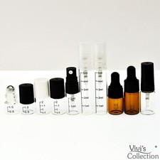 Spray Bottle Glass Sample Perfume 2 / 5ml Small Pump Clear Dispenser Travel