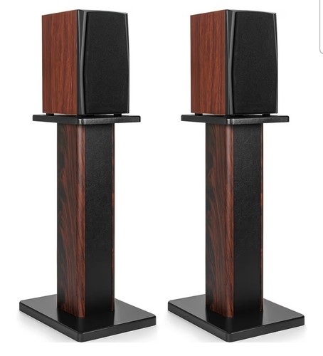 Wood speaker stands - wood,