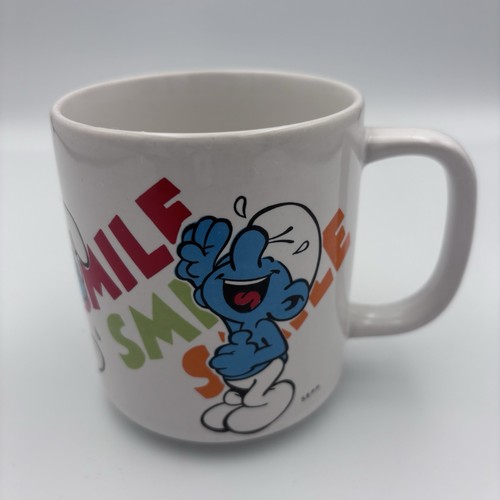 Smile smurfs mug 1981 - smile,