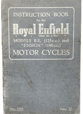 Royal Enfield Model R.E. 125 &