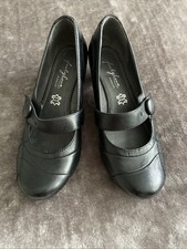 FOOTGLOVE BLACK LEATHER LOW