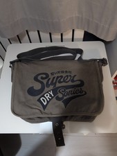 Superdry Canvas Khaki Messenger Bag