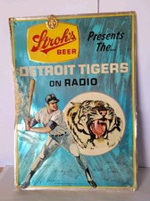 STROH'S BEER SIGN CARDBOARD