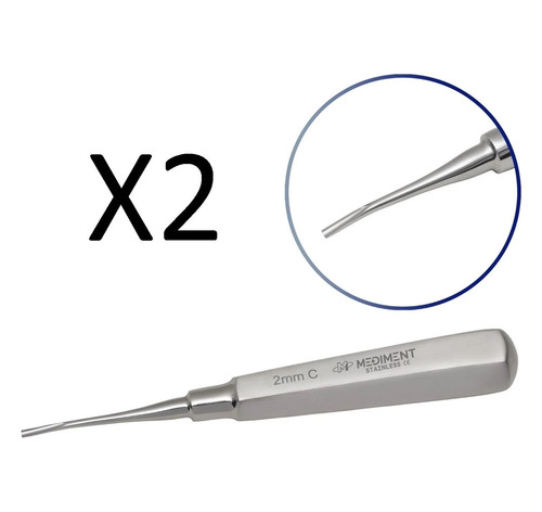 Pcs 2mm curved tip - 2mm,
