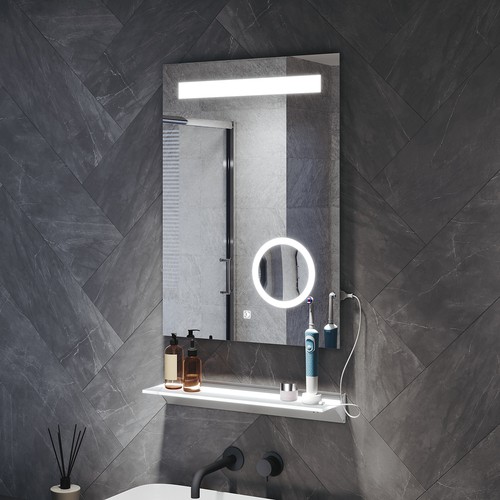 Modern led bathroom mirror - mirror, set