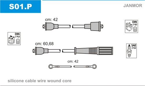 Ignition cable kit - kit, for