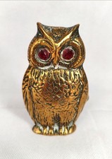 Vintage Brass owl match /