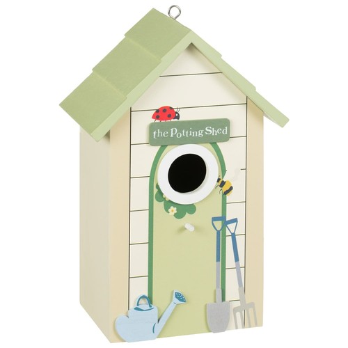 Garden potting shed - garden, bird