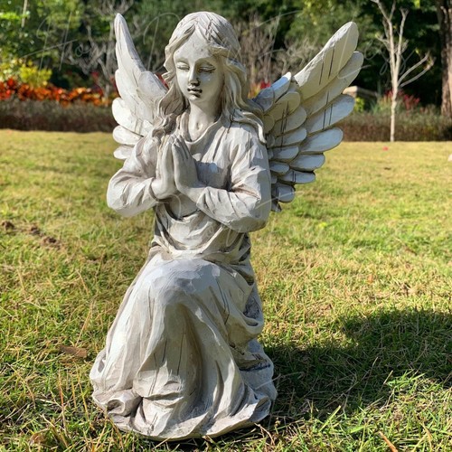 Praying angel memorial garden - praying,