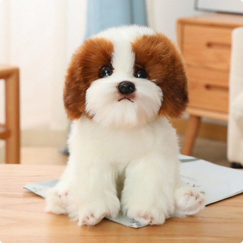Realistic dog plush bulldog - dog,