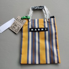 Marni Market Stripe Bag Yellow